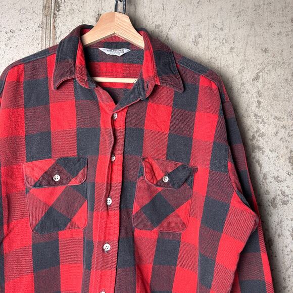 Five Brother Vintage 80s XL Made in USA Heavyweight Cotton Tallman Flannel - Picture 1 of 4